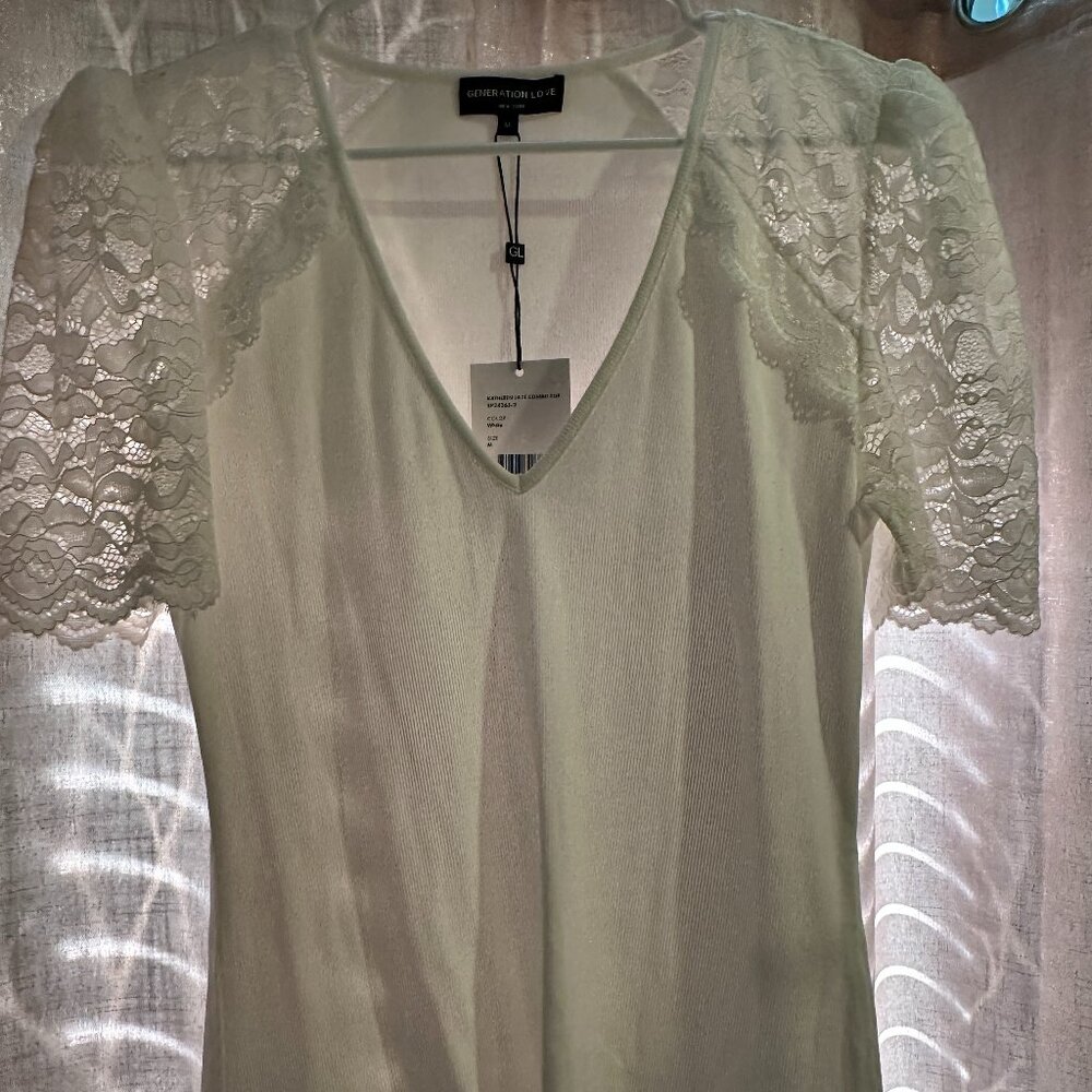 Generation Love Kathleen Lace Combo Top - Size Medium